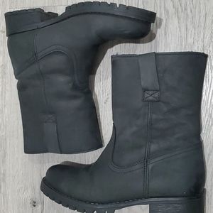 Aldo Turek 93 Motorcycle Boots with Faux Fur lined 6.5